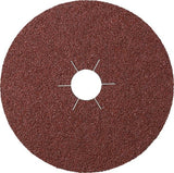 Klingspor CS 561 fibre discs, 115 x 22 mm grain 60 star shaped hole Pack of 25