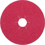 Klingspor FS 964 fibre discs ceramic, 125 x 22 mm grain 36 star shaped hole Pack of 25