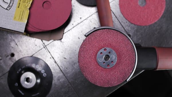 Klingspor FS 964 fibre discs ceramic, 125 x 22 mm grain 60 star shaped hole Pack of 25