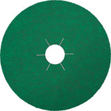 Klingspor FS 966 fibre discs multibond ceramic, 180 x 22 mm grain 80 star shaped hole - Pack of 25