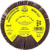 Klingspor WSM 617 abrasive mop wheels LS 309 X, 125 x 20 mm grain 120 thread M14 Pack of 2