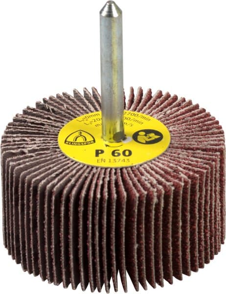 Klingspor KM 613 small abrasive mops, 40 x 15 x 6 mm grain 80 Pack of 10
