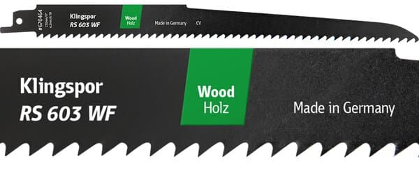 Klingspor RS 603 WF Supra Cr-V reciprocating saw blades 230 x 19 x 1,2 mm Pack of 5