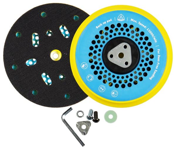 Klingspor HST 545 backing pad, 150 mm medium thread M8/5/16