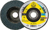 Klingspor SMT 624 abrasive flap discs, 125 x 22,23 mm grain 40 convex Pack of 10